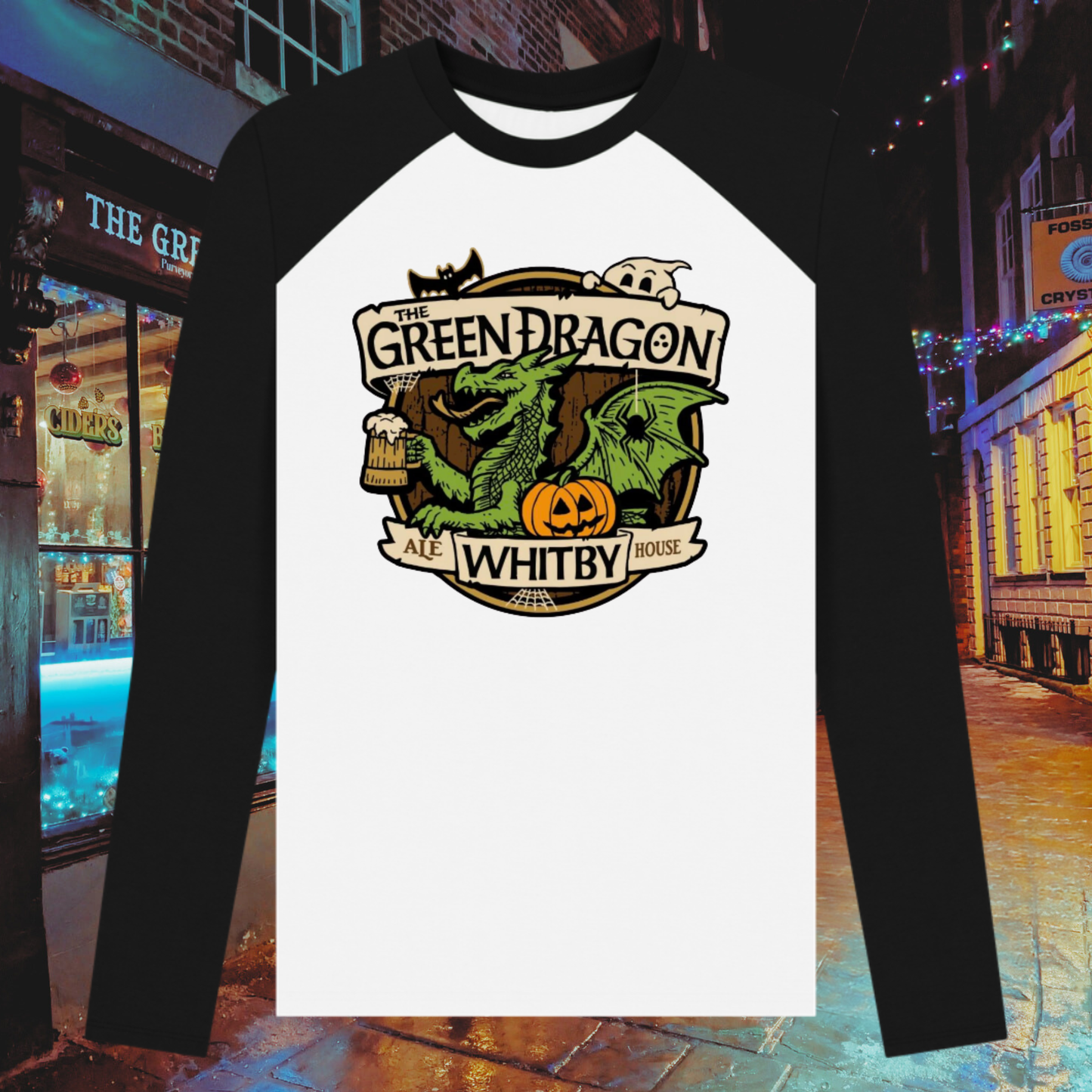 Halloween Logo Baseball T-Shirt
