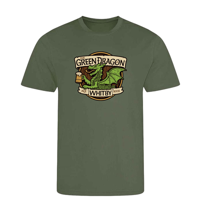 Earthy Green Printed T-shirt