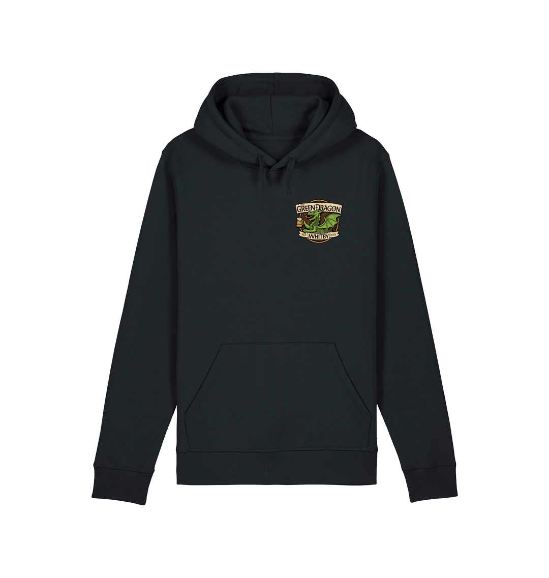 Black Printed Hoody