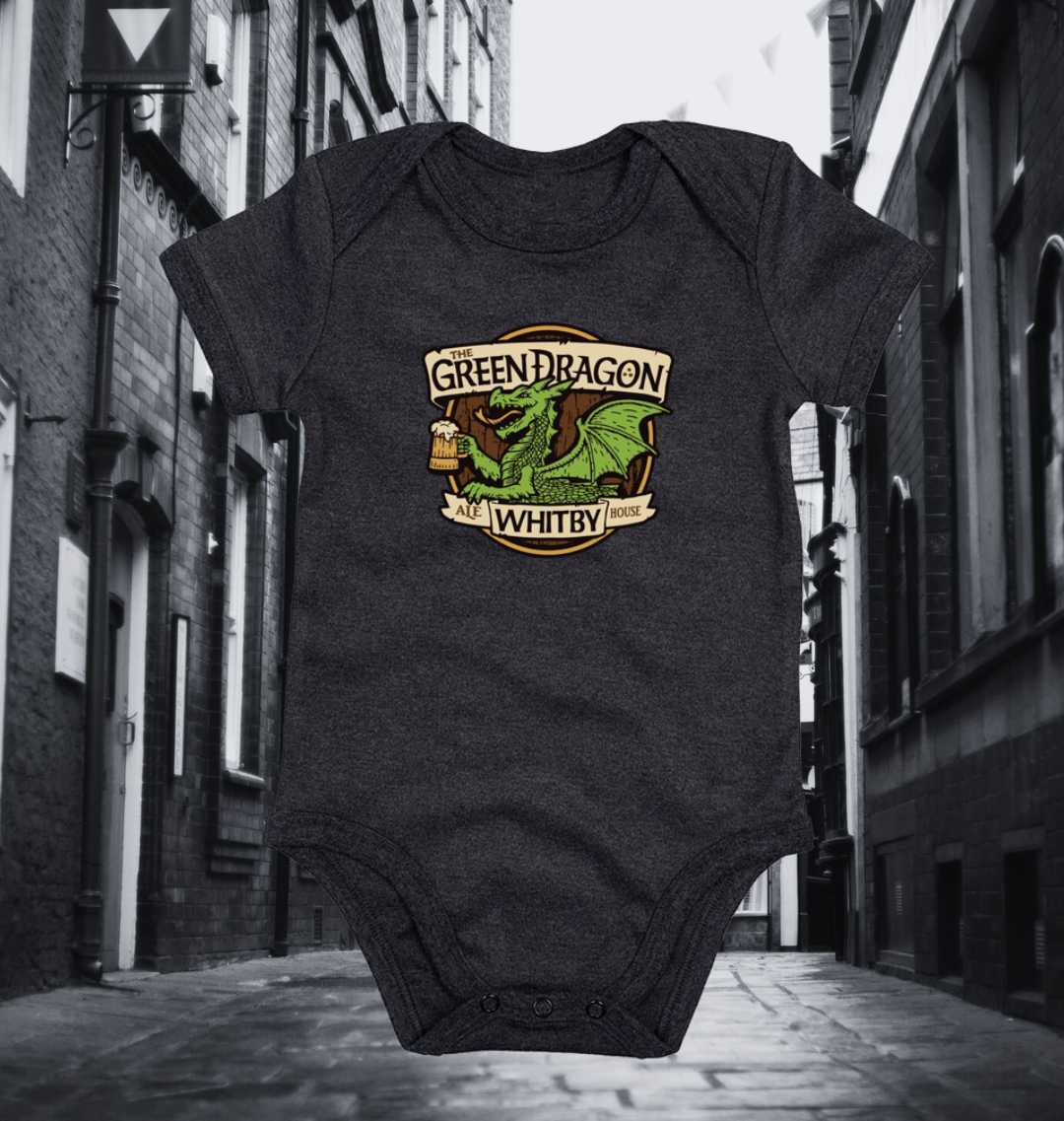 Green Dragon Baby Grow