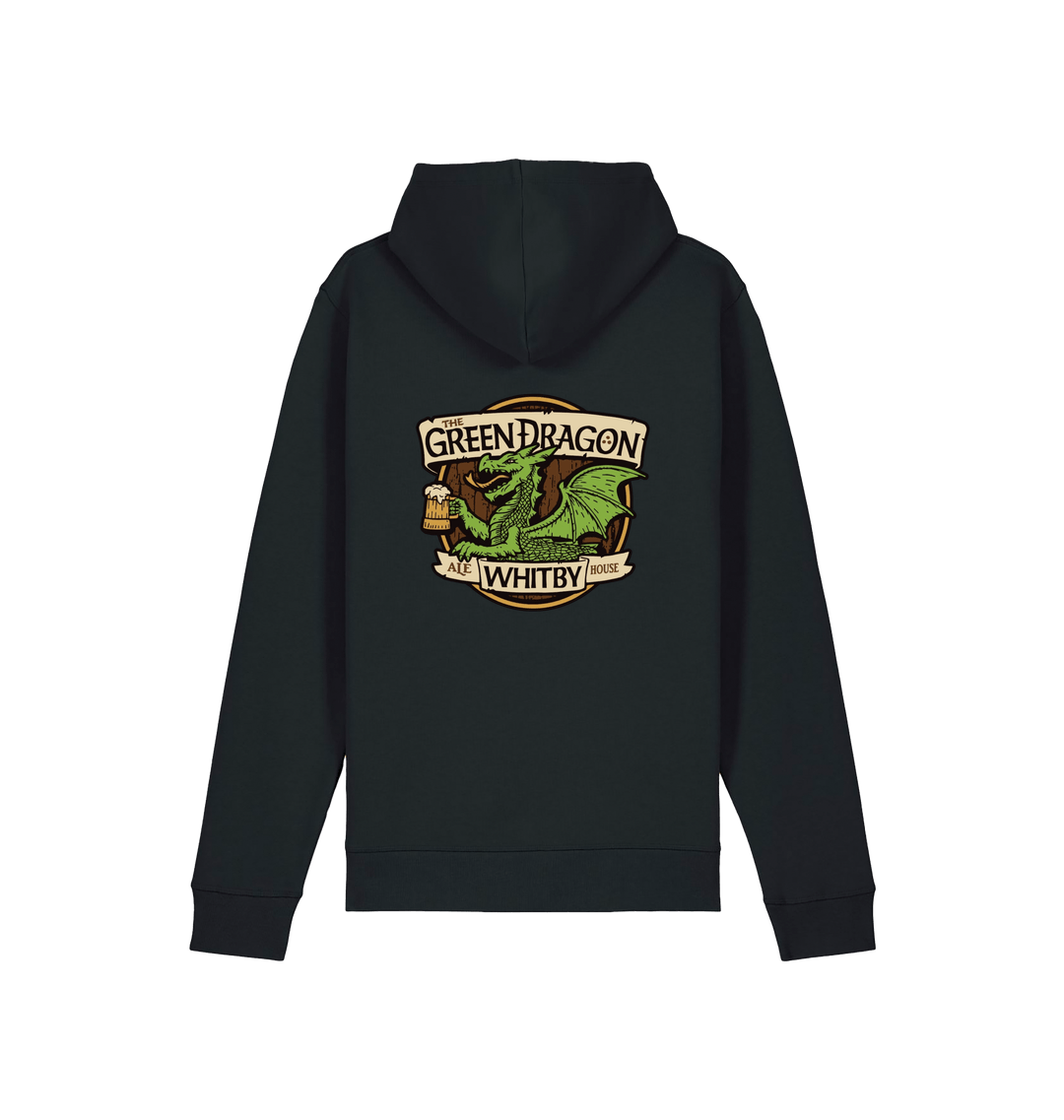 Black Printed Hoody