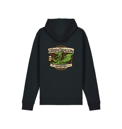 Black Printed Hoody