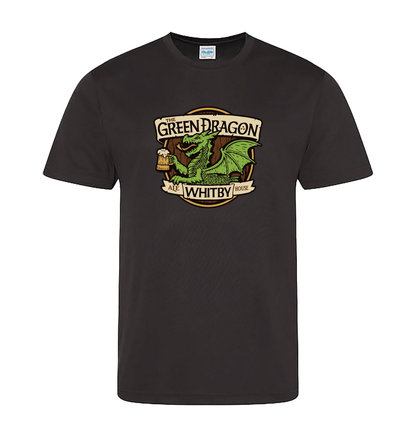 Jet Black Printed T-shirt