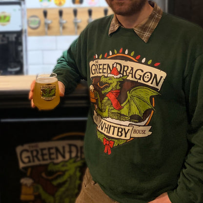 Green Dragon Christmas Jumper